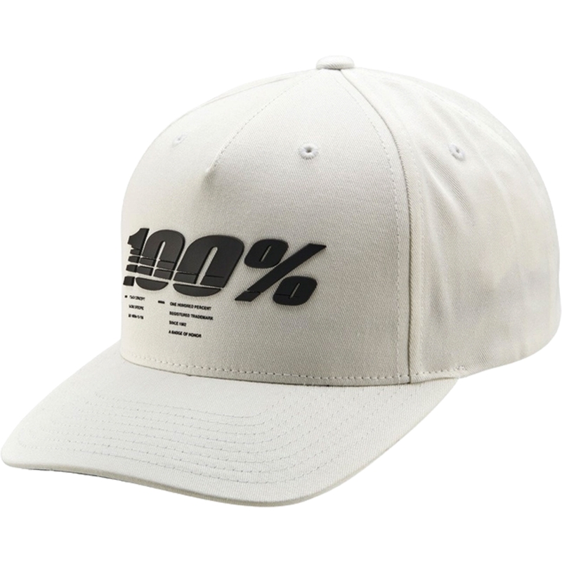 100% kapa Staunch Snapback v beli barvi