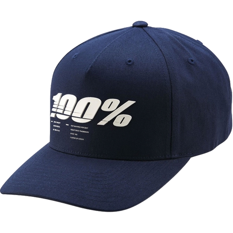 100% modra kapa Staunch Snapback