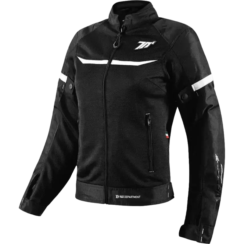 Ženska motoristična jakna SEVENTY DEGREES SD-JR30.2 Mojave črno-bela