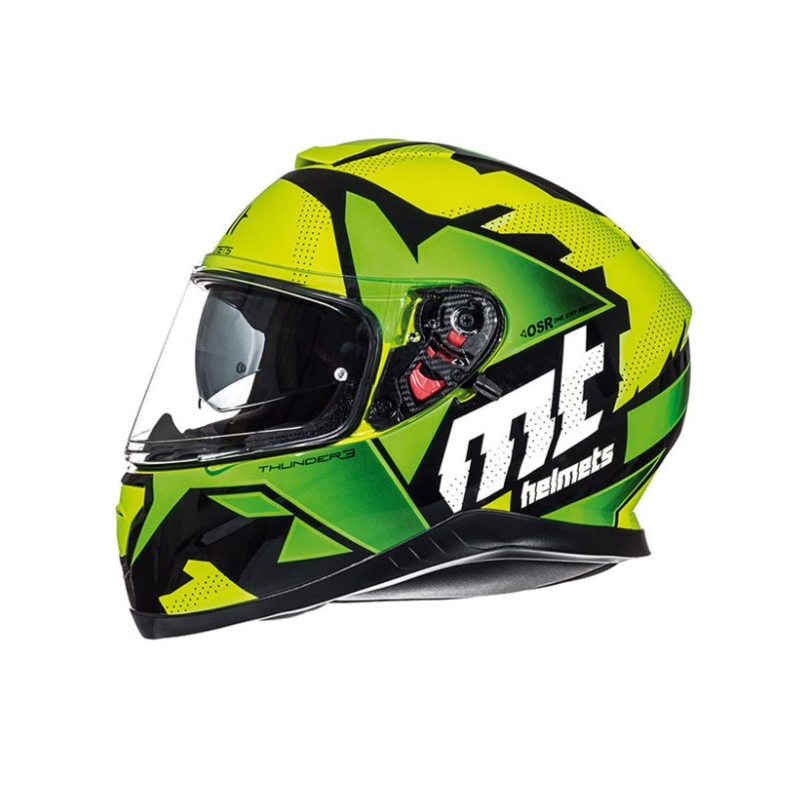 MT Thunder 3 SV Torn fluo rumeno-zelena integralna motoristična čelada