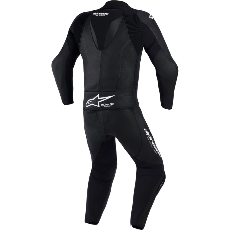 Dvodelni usnjen kombinezon Alpinestars GP Force V2 črno-bel