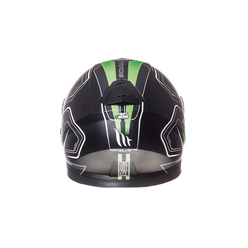 MT Thunder 3 SV Trace Integrirana motoristična čelada Black Matte Fluo Green razprodaja