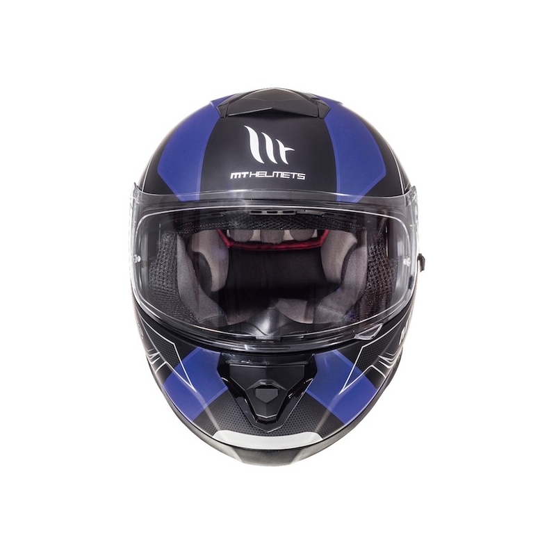 MT Thunder 3 SV Trace integralna motoristična čelada črna mat-modra