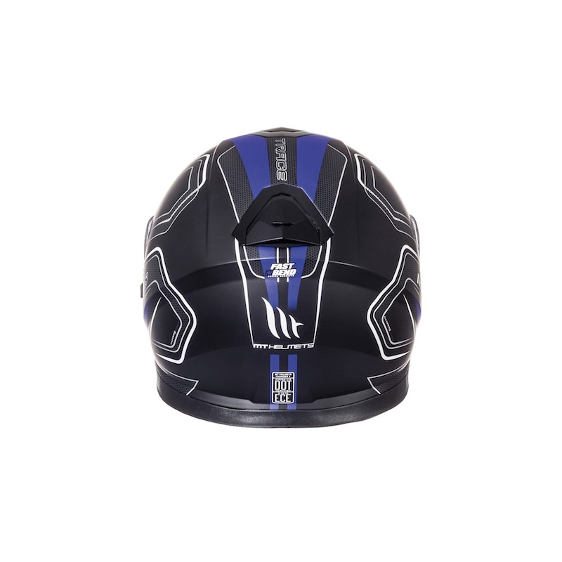 MT Thunder 3 SV Trace integralna motoristična čelada črna mat-modra