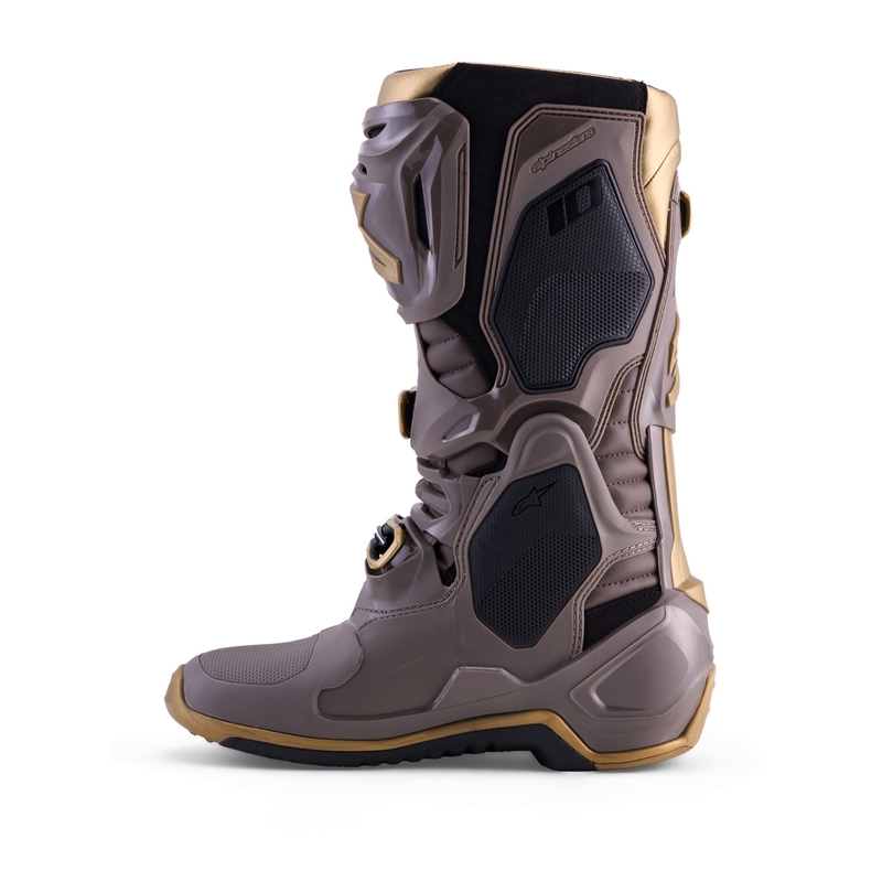 Moto škornji Alpinestars TECH 10 Limited Edition AIR GOLD rjavo-zlati