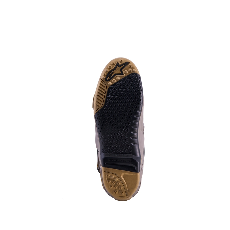 Moto škornji Alpinestars TECH 10 Limited Edition AIR GOLD rjavo-zlati