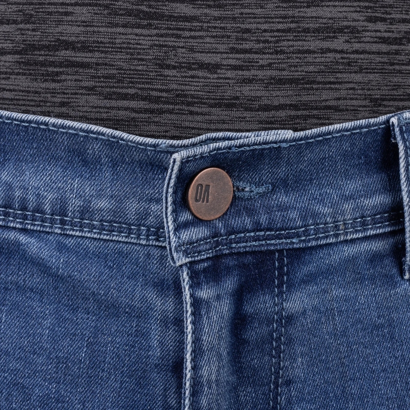 Oxford Original Approved Tailor AA motoristične kavbojke svetlo modre barve