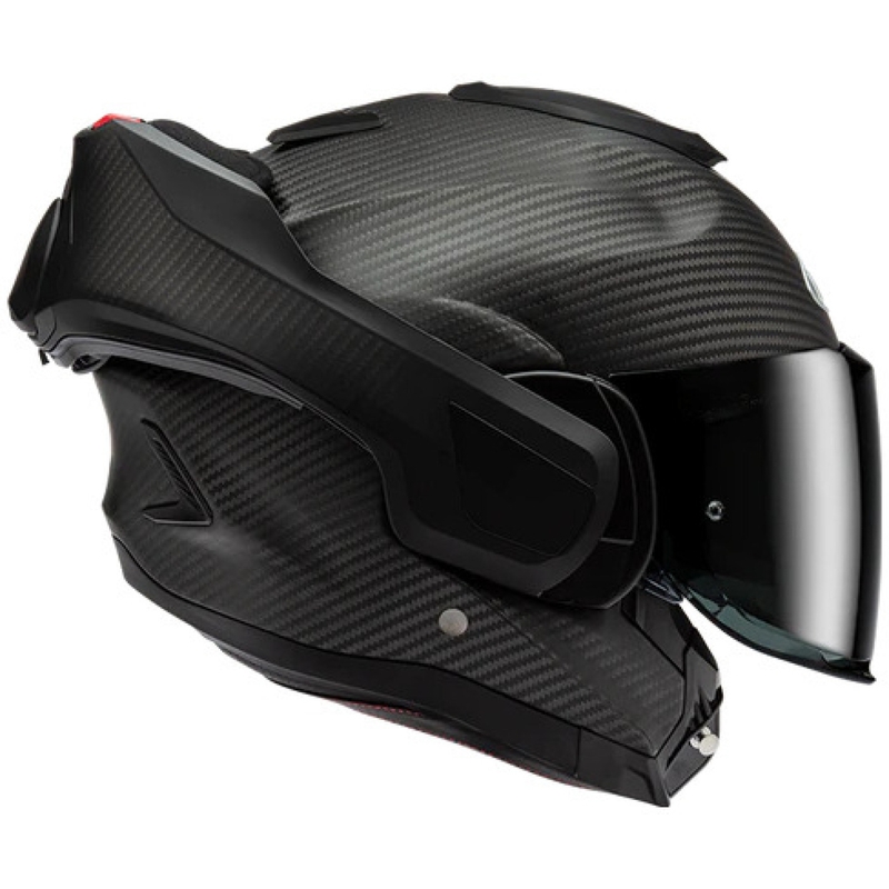 Motoristična čelada HJC F100 CARBON, mat črna