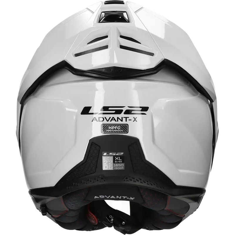 LS2 FF901 Advant X Solid White zložljiva motoristična čelada
