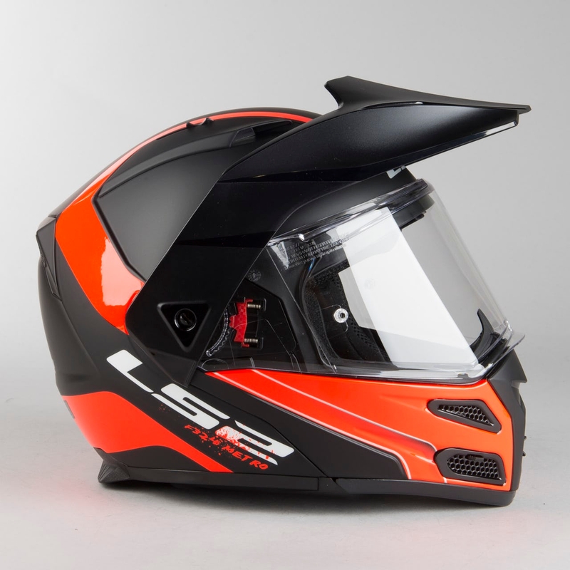 LS2 FF324 Metro EVO Rapid čelada črno-oranžna razprodaja