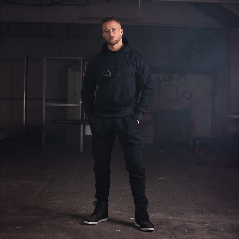 Črne motoristične skrajšane hlače Oxford Armourlite AA Joggers