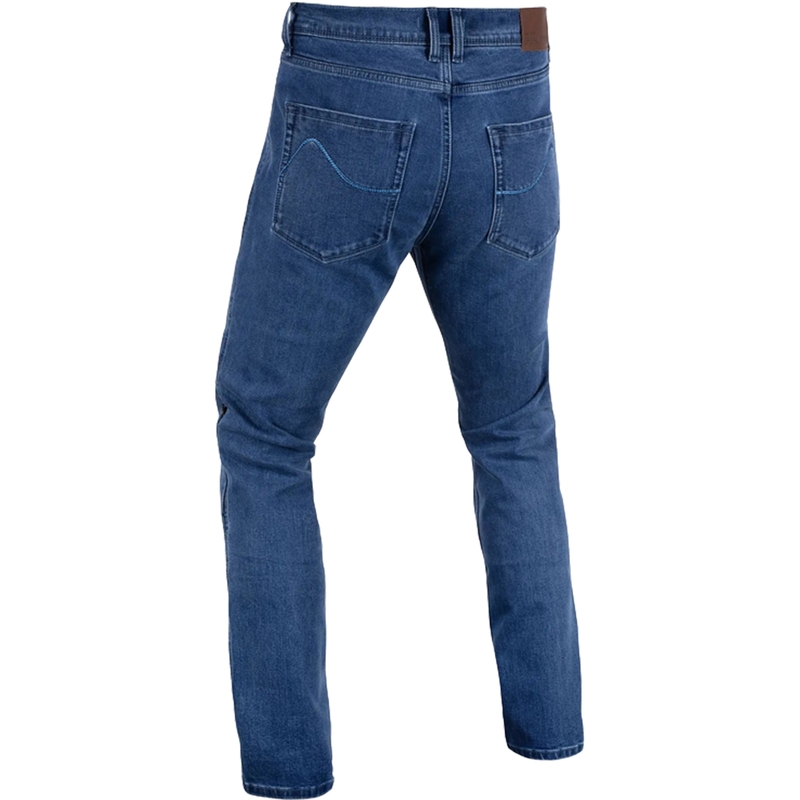 Oxford Original Approved Tailor AA motoristične kavbojke svetlo modre barve