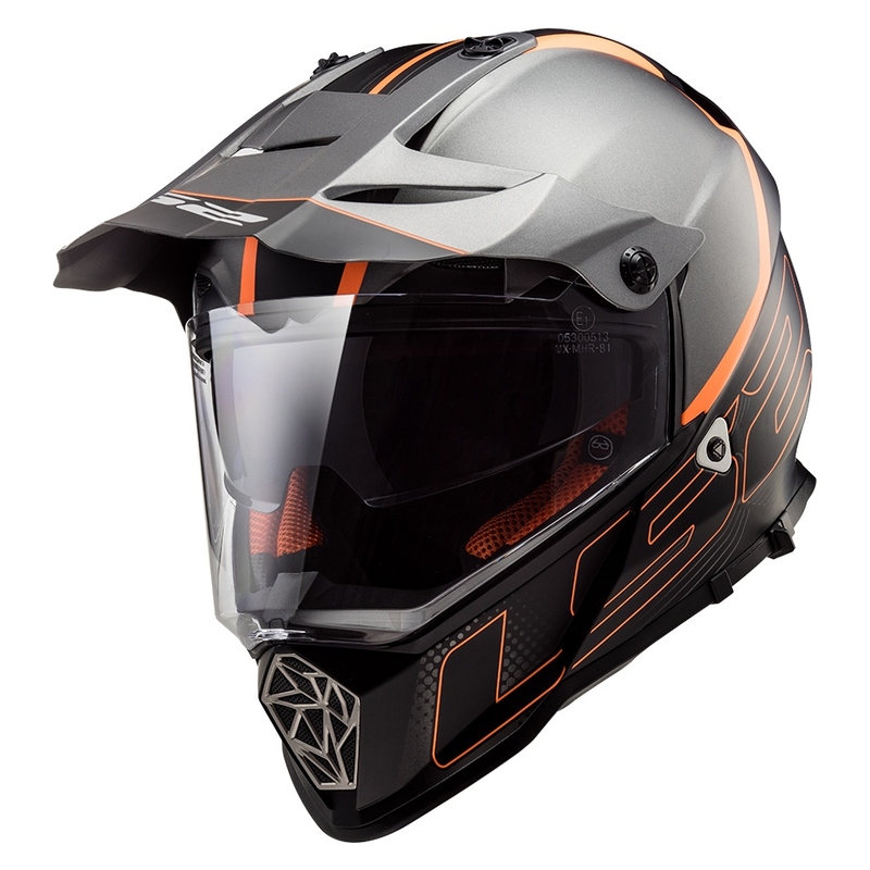 Enduro čelada LS2 MX436 Pioneer Element črna mat razprodaja