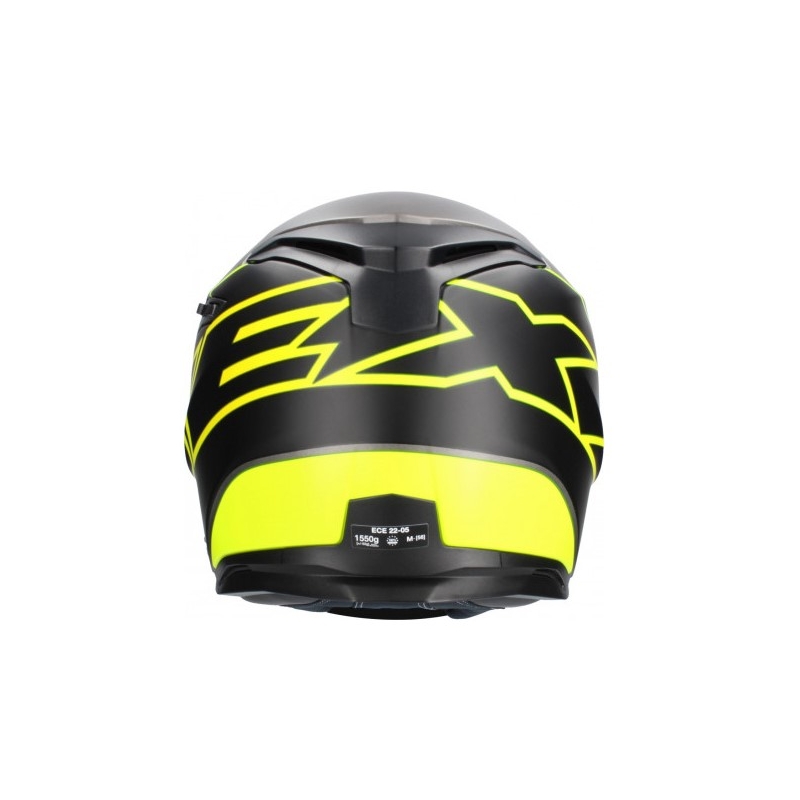 Motoristična čelada Nexx SX 100 Orion black-fluo yellow razprodaja
