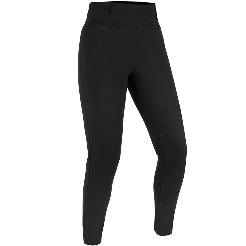 Ženske skrajšane motoristične pajkice Oxford Super Leggins 3.0 črne