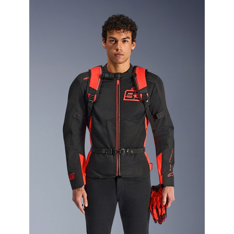 Nahrbtnik Alpinestars AMP-3 MM93 rdeč fluo-rdeč-črn 17 l