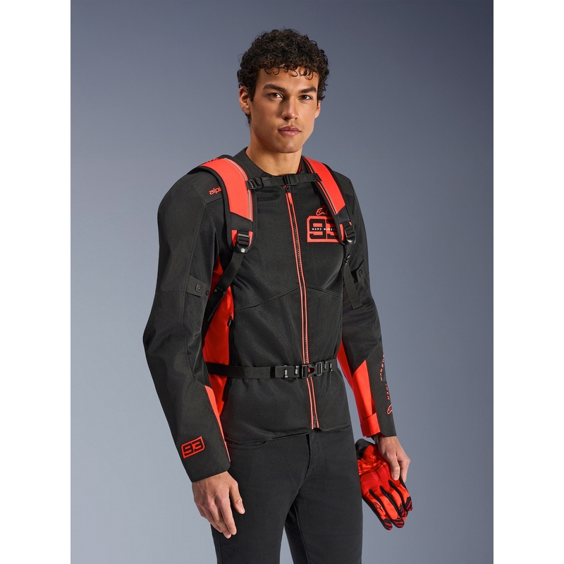 Nahrbtnik Alpinestars AMP-3 MM93 rdeč fluo-rdeč-črn 17 l