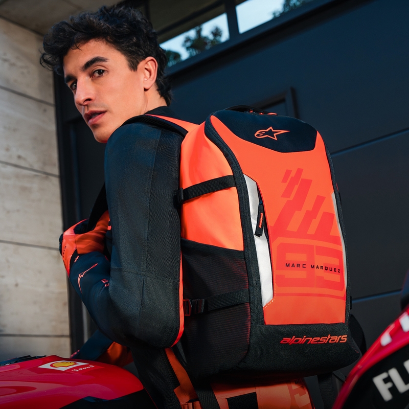 Nahrbtnik Alpinestars AMP-3 MM93 rdeč fluo-rdeč-črn 17 l