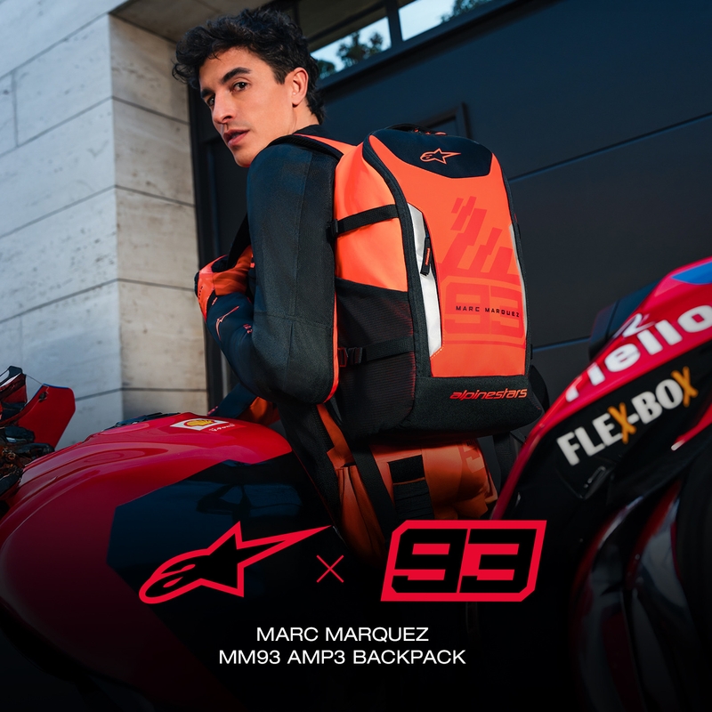Nahrbtnik Alpinestars AMP-3 MM93 rdeč fluo-rdeč-črn 17 l