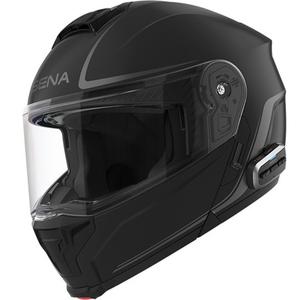 Motoristična čelada z vzmetmi SENA Outrush 2, mat črna, zložljiva