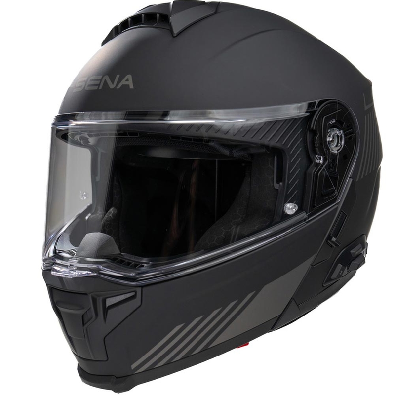 Motoristična čelada z vzmetmi SENA Specter, mat črna