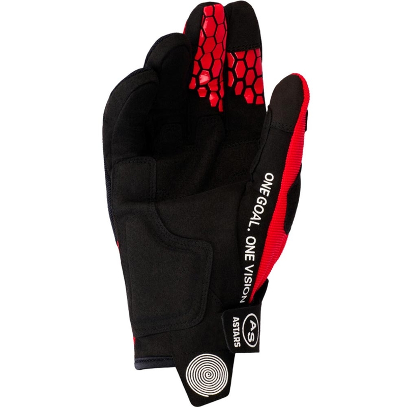 Alpinestars PRO-DURA rdeče-črne motokros rokavice