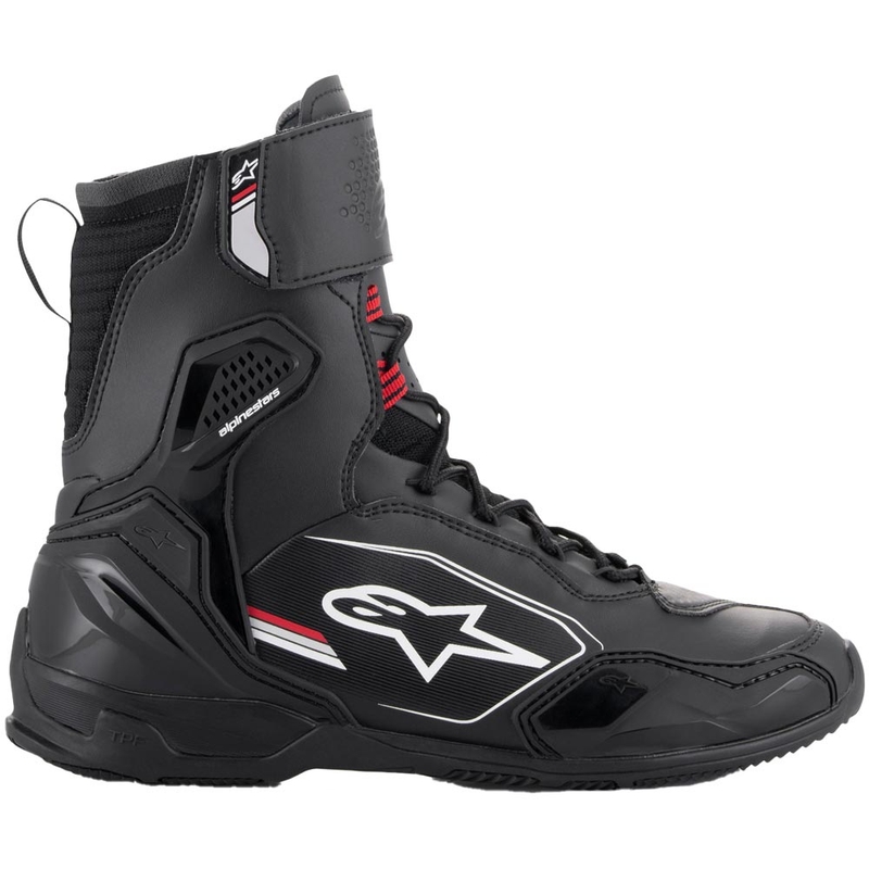 Moto škornji Alpinestars Superfaster črno-sivo-rdeči