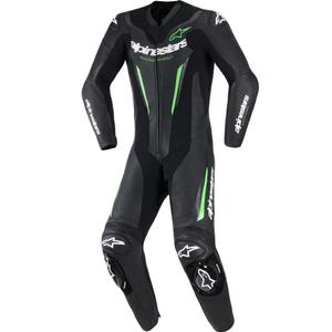 Alpinestars GP FORCE V2 enodelni motoristični kombinezon črno-zelen