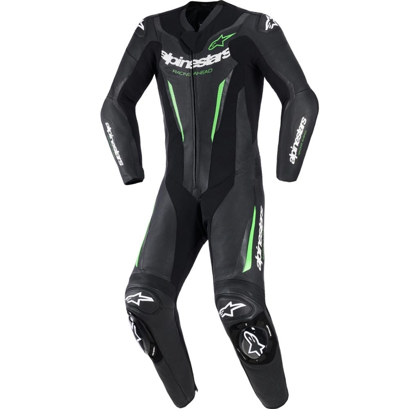 Alpinestars GP FORCE V2 enodelni motoristični kombinezon črno-zelen