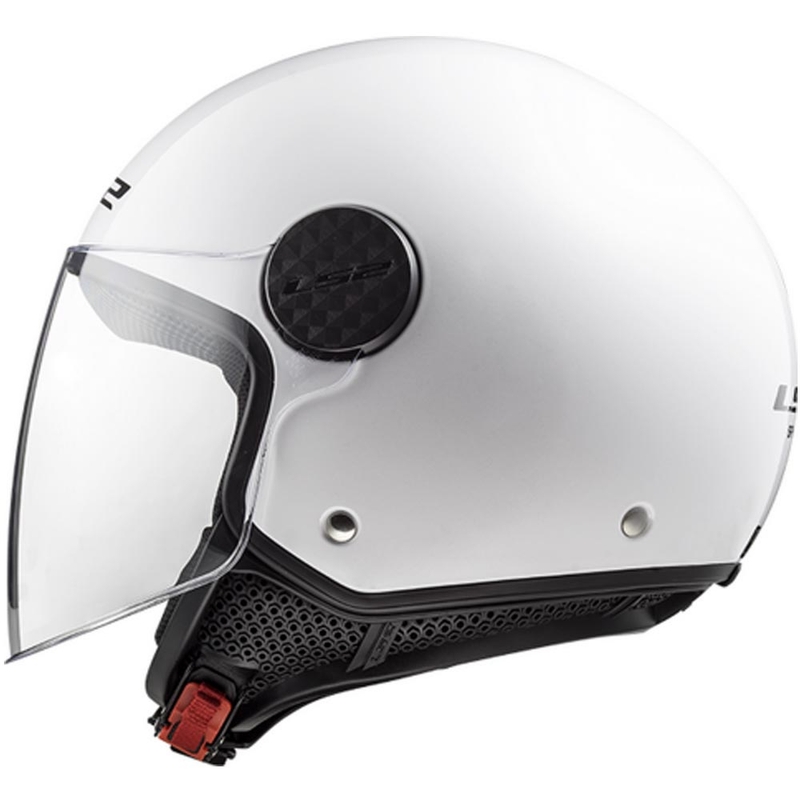Odprta motoristična čelada LS2 OF558 Sphere II, enobarvno bela