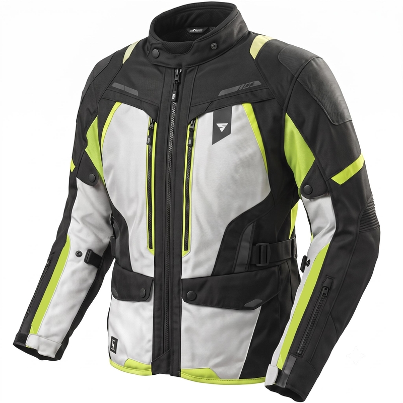 Ženska motoristična jakna Shima Dune 2.0 fluo rumena
