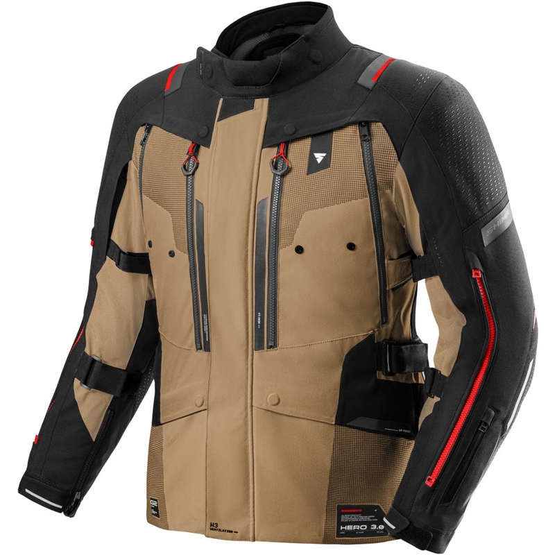 Motoristična jakna Shima Hero 3.0 rjava