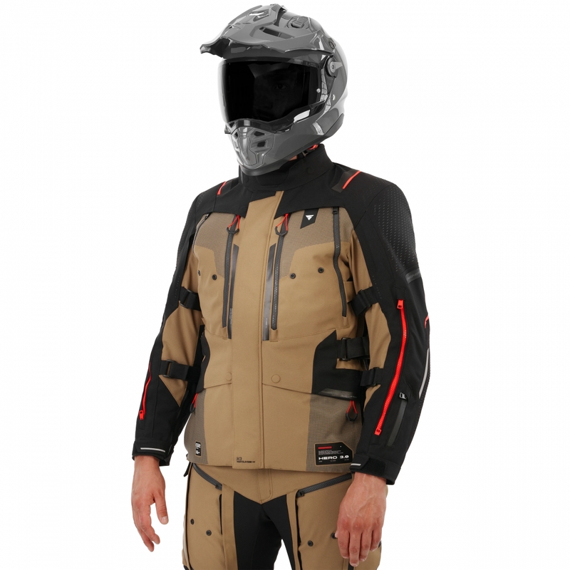 Motoristična jakna Shima Hero 3.0 rjava