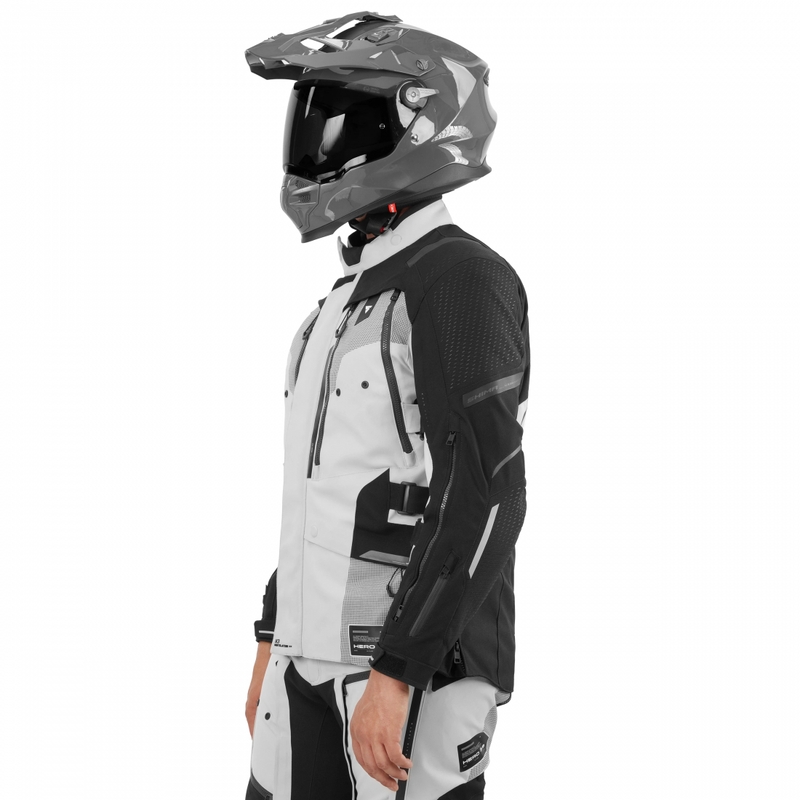 Motoristična jakna Shima Hero 3.0 sivo-črna