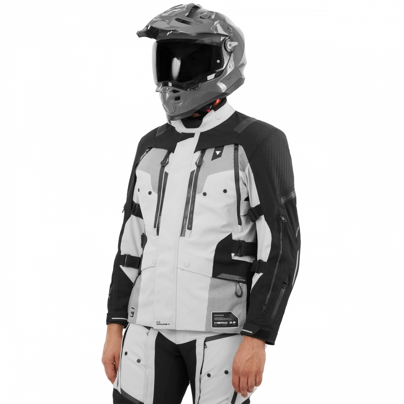 Motoristična jakna Shima Hero 3.0 sivo-črna