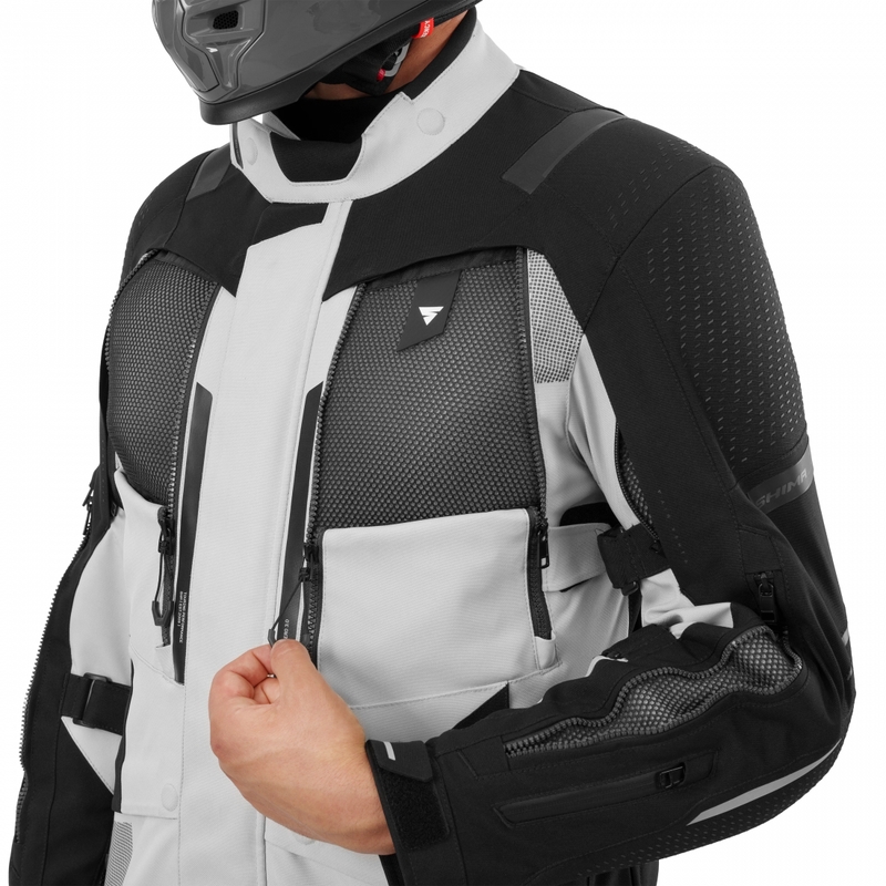 Motoristična jakna Shima Hero 3.0 sivo-črna