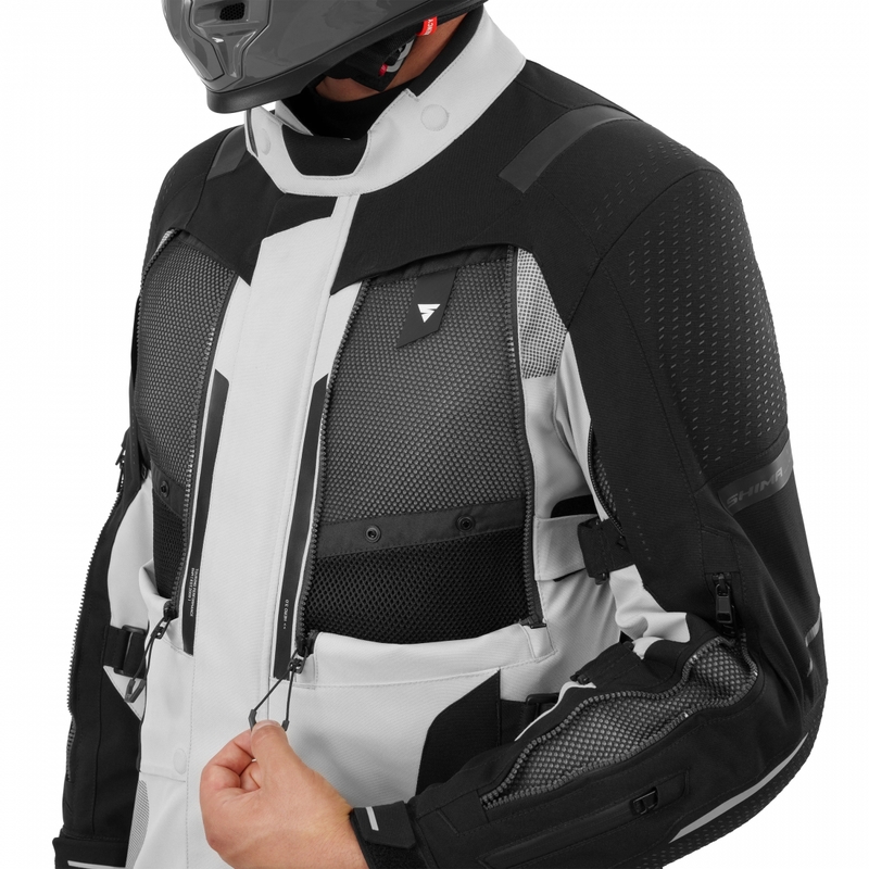Motoristična jakna Shima Hero 3.0 sivo-črna