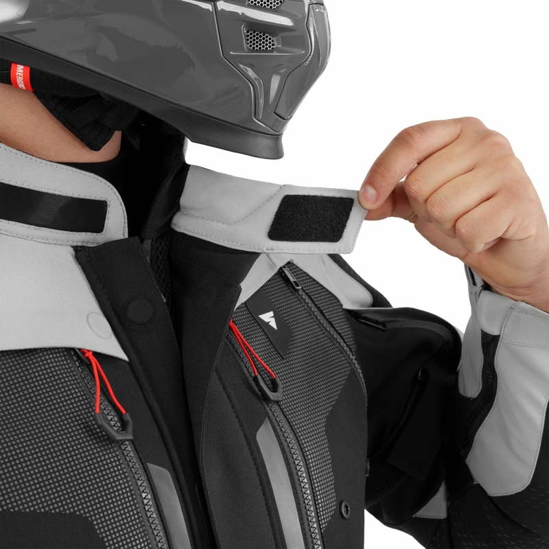 Motoristična jakna Shima Hero 3.0 sivo-rdeča