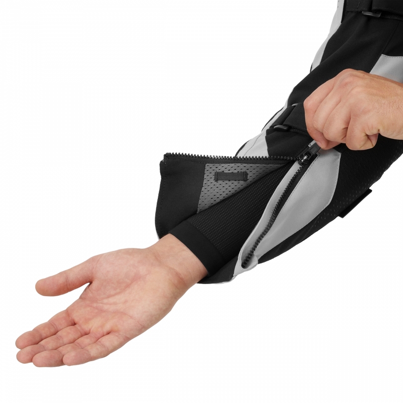 Motoristična jakna Shima Hero 3.0 sivo-rdeča