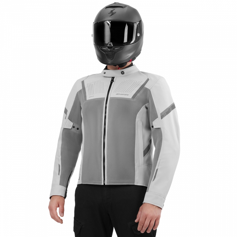 Moto jakna Shima Rush 3.0 Air siva
