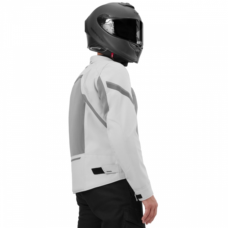 Moto jakna Shima Rush 3.0 Air siva