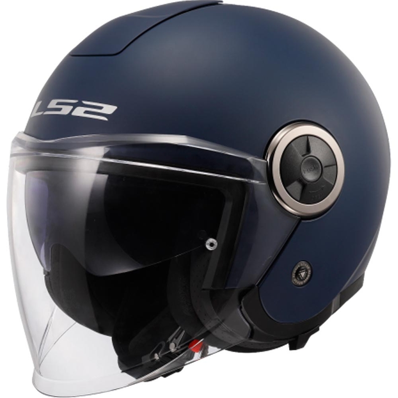 Odprta motoristična čelada LS2 OF620 Classy Solid mat temno modra
