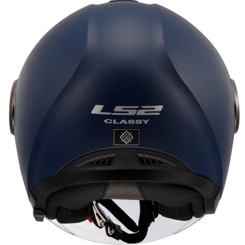 Odprta motoristična čelada LS2 OF620 Classy Solid mat temno modra