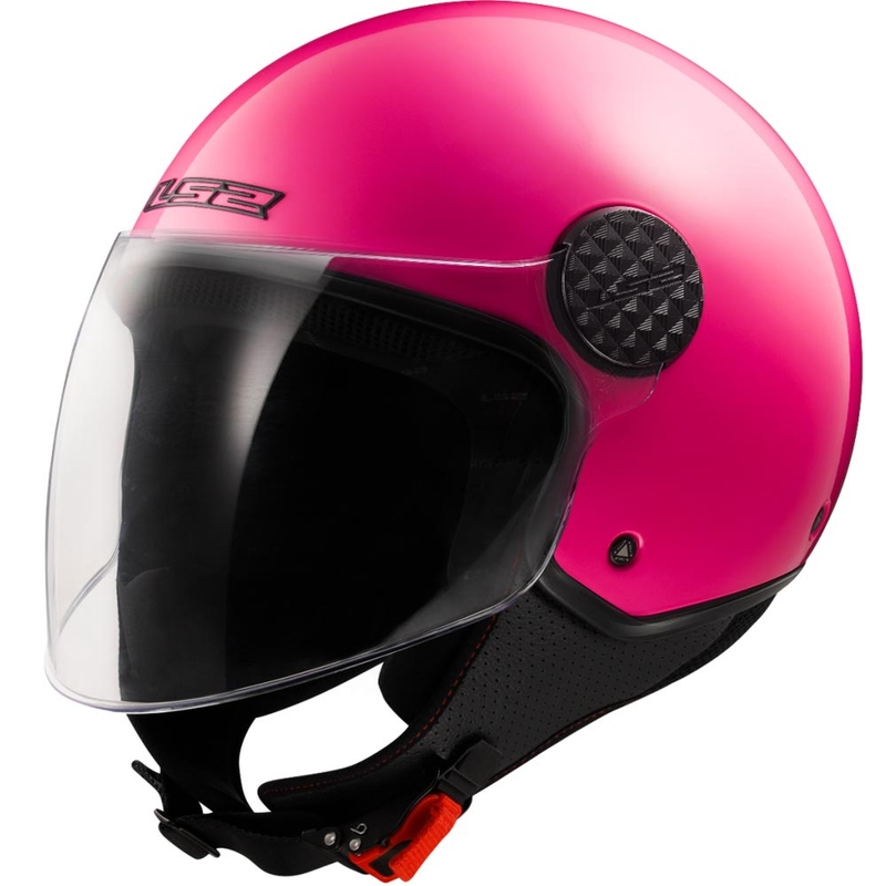Odprta motoristična čelada LS2 OF558 Sphere Lux II, fluo roza