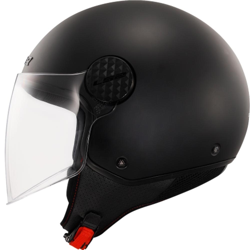 Odprta motoristična čelada LS2 OF558 Sphere Lux II Solid mat črna