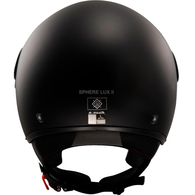 Odprta motoristična čelada LS2 OF558 Sphere Lux II Solid mat črna