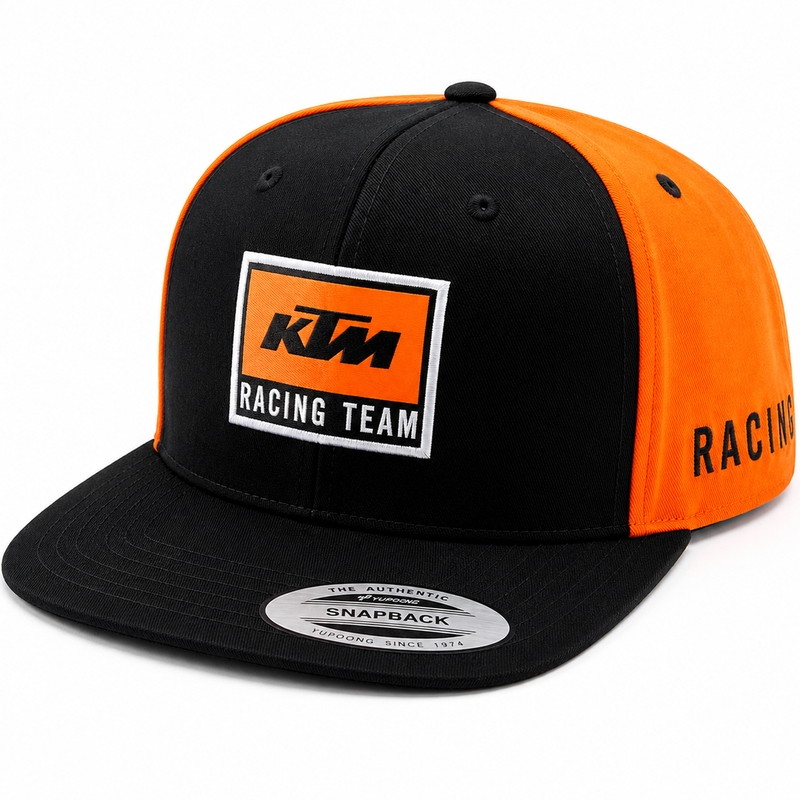 KTM Kids Team Flat Cap OS black-orange