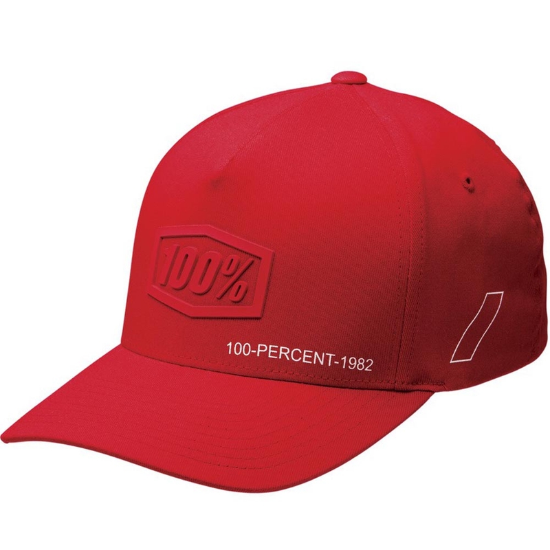 Otroška kapa 100% Shadow Snapback rdeča
