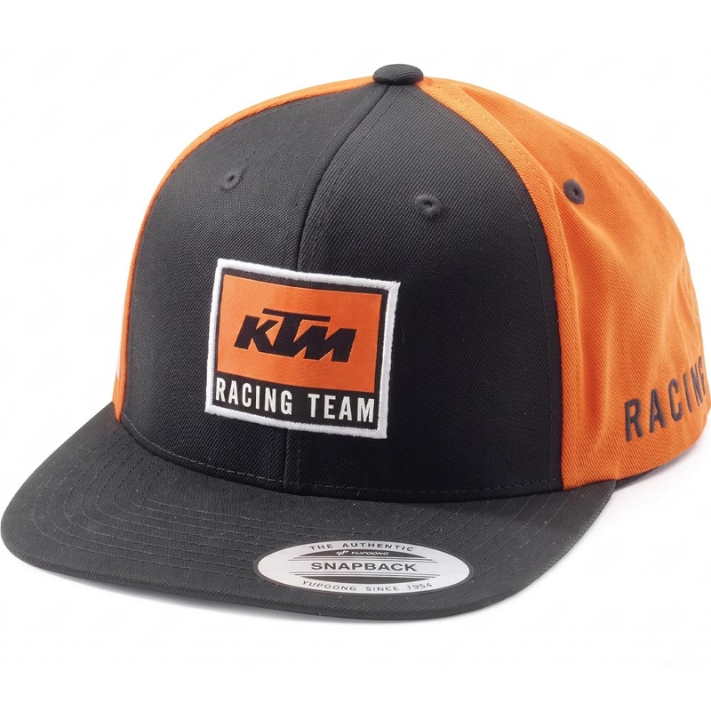 KTM Team Flat Cap OS črno-oranžna