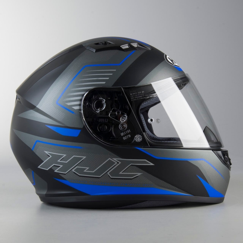 Integralna motoristična čelada HJC CS-15 Trion MC2SF sivo-modra